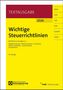 TEXTAUSGABE 2026. Wichtige Steuerrichtlinien, 43. Auflage. Gelber Hintergrund, unten Klimabeitrag-Logo., 1 Buch und 1 Diverse