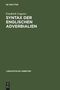 Friedrich Ungerer: Syntax der englischen Adverbialien, Buch
