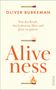 "ALIVENESS" von Oliver Burkeman, "Von der Kraft, das Leben im Hier und Jetzt zu spüren". Drei Streichhölzer, eins brennt.