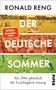 SPIEGEL Bestseller-Autor Ronald Reng. Titel: "Der Deutsche Sommer". Szenen: Park, jubelnde Menge, Fußballspiel., Buch