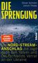 „DIE SPRENGUNG“ in Gelb, Autoren: Oliver Schröm und Ulrich Thiele. Illustration: sprudelndes Wasser., Buch