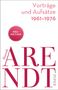 Hannah Arendt: Vorträge und Aufsätze 1961-1976, Buch