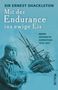 "Mit der Endurance ins ewige Eis. Meine Antarktis-Expedition 1914–1917." Polarforscher und Schiff in Eislandschaft., Buch