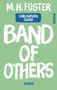„M. H. Foster“, „Vorläufiges Cover“, „Band of Others“, „Roman“, „Piper“ auf grünem Hintergrund.
