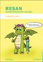 RESAN, Rechtschreibung sicher anwenden. Förderheft i und ie. Buchcover mit grünem Drachen und Stift., Buch