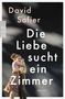 „David Safier. Die Liebe sucht ein Zimmer. Roman.“ Zwei Personen umarmen sich.