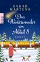 „Sarah Martens, Das Winterwunder von Abteil 8, Roman.“ Eine winterliche Szene mit Zug und Frau mit Hund., Buch