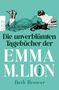 „Die unverblümten Tagebücher der EMMA M. LION Band 2“ von Beth Brower, Frau mit Buch, Katze, retro Stil.