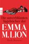 „Die unverblümten Tagebücher der EMMA M. LION, Band 4, Beth Brower“. Illustration: Frau mit Fächer, schwarze Katze.