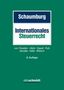 "Schaumburg Internationales Steuerrecht, von Freeden et al., 6. Auflage, ottoschmidt." Auf grünem Hintergrund., Buch
