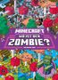 "Minecraft: Wo ist der Zombie? und andere Mobs" steht auf einem bunten, blockartigen Illustrationscover. Unten ein Zombie-Icon.