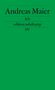 Andreas Maier: Ich. Frankfurter Poetikvorlesungen, Buch