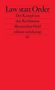 Maximilian Pichl: Law statt Order, Buch, Buch