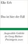 Elke Erb: Das ist hier der Fall, Buch