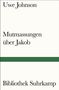 Uwe Johnson: Mutmassungen über Jakob, Buch, Buch