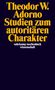 Theodor W. Adorno (1903-1969): Studien zum autoritären Charakter, Buch