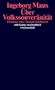 "Über Volkssouveränität" von Ingeborg Maus, Suhrkamp Taschenbuch Wissenschaft, blauer Hintergrund, rote und weiße Schrift., Buch
