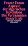 Frantz Fanon: Aspekte der algerischen Revolution / Die Verdammten dieser Erde, Buch