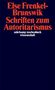 Else Frenkel-Brunswik, Schriften zum Autoritarismus. suhrkamp taschenbuch wissenschaft, weißer Text auf dunklem Hintergrund., Buch