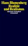 Auf dunklem Hintergrund: "Hans Blumenberg Realität und Realismus", "stw", "Originalausgabe", "suhrkamp taschenbuch wissenschaft"., Buch