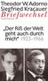 Theodor W. Adorno: Briefwechsel 7. Theodor W. Adorno/Siegfried Kracauer. Briefwechsel 1923-1966, Buch