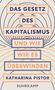 "Das Gesetz des Kapitalismus und wie wir es überwinden" von Katharina Pistor. Suhrkamp. Linienmuster als Hintergrund., Buch