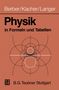 Joachim Berber: Physik in Formeln und Tabellen, Buch
