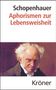 Arthur Schopenhauer: Aphorismen zur Lebensweisheit, Buch