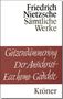 Friedrich Nietzsche (1844-1900): Götzendämmerung. Wagner-Schriften. Der Antichrist. Ecce Homo. Gedichte, Buch