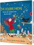 „DIE KLEINE HEXE Komm, wir zaubern uns durchs Jahr!“ Eine fröhliche Hexe mit Besenwerkstatt und Krähe, umgeben von Bastelmaterial., Buch