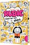 Komisches Cover mit Texten wie "Maddie Frost," "RUBIE," "Läuft bei mir. Nicht." Comic-Zeichnungen eines Mädchens, lebhafte Farben., Buch