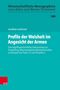 Buchtitel: "Profile der Weisheit im Angesicht der Armen" von Jonathan Lachmann, wissenschaftliche Monographie, türkisfarben., Buch