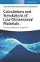 Ying Dai: Calculations and Simulations of Low-Dimensional Materials, Buch
