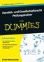 André Niedostadek: Handels- und Gesellschaftsrecht für Dummies. Prüfungstrainer, Buch