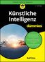 "Künstliche Intelligenz für Dummies, Ralf Otte. Hände, die eine leuchtende Kugel berühren, moderner, technischer Stil.", Buch