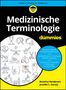 Medizinische Begriffe erklärt. Fachbegriffe lernen und anwenden. Vorbereitung für Prüfungen. Cover mit medizinischen Symbolen., Buch