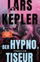 „Lars Kepler, Der Hypnotiseur, Thriller“ in großen Buchstaben. Oktopus-Tentakel und Rosa-Schwarz-Verlauf im Hintergrund.