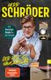"HERR SCHRÖDER", "Ein Survival-Guide für die Schule", "DER REST IST HAUSAUFGABE". Ein Mann mit Brille und Overhead-Projektor., Buch