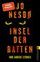 "SPIEGEL Bestseller", "Jo Nesbø", "Insel der Ratten", gelbe Augen auf schwarzem Hintergrund, Ullstein-Logo., Buch