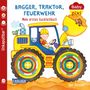 Julia Hofmann: Baby Pixi (unkaputtbar) 115: Bagger, Traktor, Feuerwehr, Buch