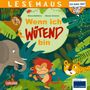 Titel: "Wenn ich wütend bin". Ein wütender Affe, begleitet von einem Elefanten, Faultier, Krokodil und Jaguar im Dschungel.