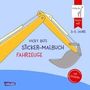 Vicky Bo: Vicky Bo: Vicky Bo's Sticker-Malbuch Fahrzeuge: Erstes Malen, Zeichnen und Kritzeln mit Stickern, Buch