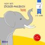 Vicky Bo: Vicky Bo: Vicky Bo's Sticker-Malbuch Tiere: Erstes Malen, Zeichnen und Kritzeln mit Stickern, Buch