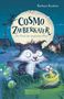 "Cosmo Zauberkater: Der Fluch der magischen Pfote" von Barbara Rosslow. Ein illustriertes Cover mit einer Katze., Buch