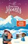 Holiday Hearts: Stefanie Neeb. SPIEGEL Bestseller-Autorin. Illustration von Paar in verschneiter Berglandschaft mit Hütte., Buch