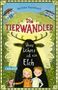 „Die Tierwandler: Unser Lehrer ist ein Elch“ steht über einer Illustration von Kindern und einem Elchschatten.