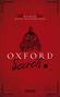"OXFORD Secrets" von Rachael Davis-Featherstone über Kuppelzeichnung, roter Hintergrund, dekorative Eckdetails, Carlsen Logo., Buch