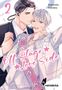 "Off Stage Love Side", oben links die Zahl 2, rechts der Name Kamome Oshima. Zwei Männer umarmen sich herzlich., Buch