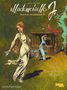 „Mademoiselle J. Eine Frau. Ein Jahrhundert. 1955: Die verlorene Mutter.“ Eine Frau vor einem Zug, zwei Kinder klettern., Buch