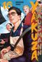 "16 Kousuke Oono Yakuza Hausmann" in großen, bunten Buchstaben. Illustration mit cool gekleideten Charakteren., Buch
